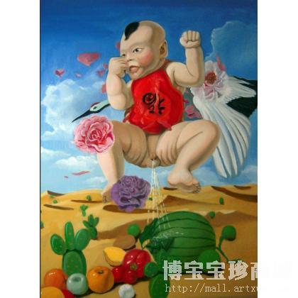 李向东 中国福娃 类别: 油画X